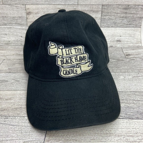 Disney Hocus Pocus Hat I Lit The Black Flame Candle Embroidered Adjustable Cap - Picture 5 of 15